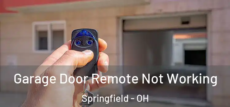  Garage Door Remote Not Working Springfield - OH